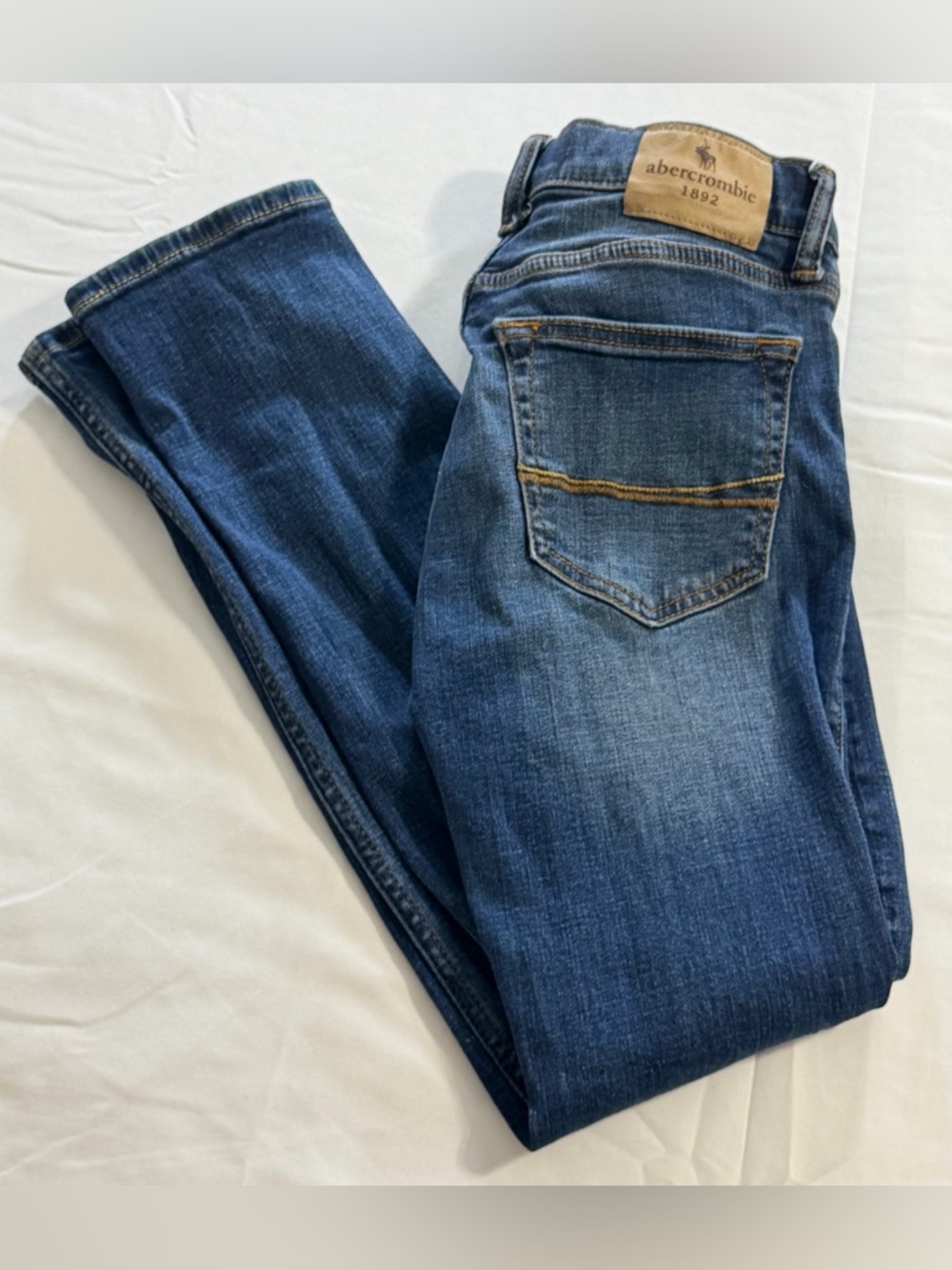 Abercrombie Kids Skinny Jeans 11/12 Slim Medium Wash Stretch Denim Girls